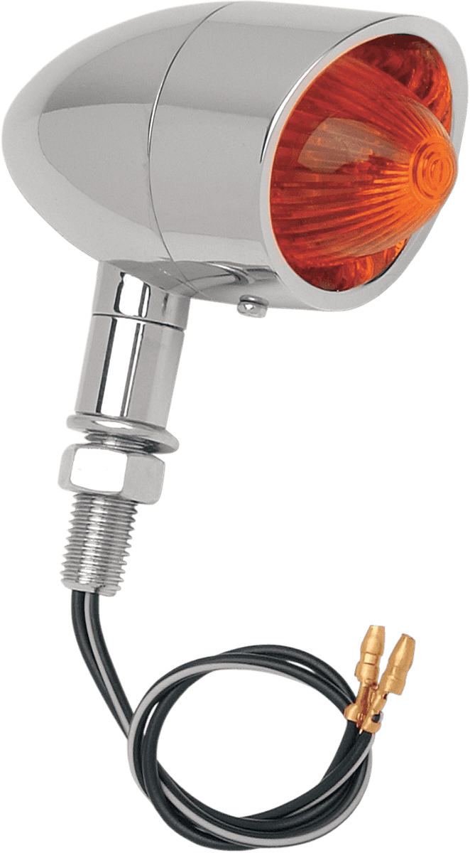 DRAG SPECIALTIES 2040-0279 Mini Retro-Style Marker Light - Amber/Red