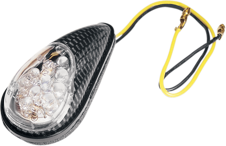 K&S TECHNOLOGIES 2040-0319 Ultra Mini LED Marker Lights - Flush-Mount - Carbon Fiber Black