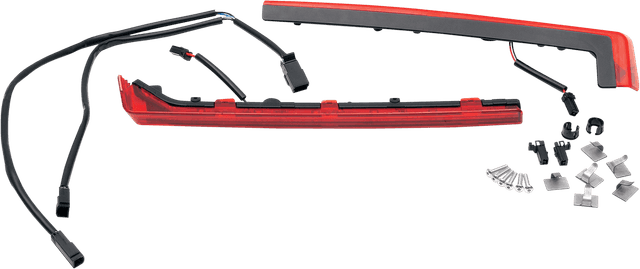 DRAG SPECIALTIES 2040-0346 Side Light Kit - Red Lens