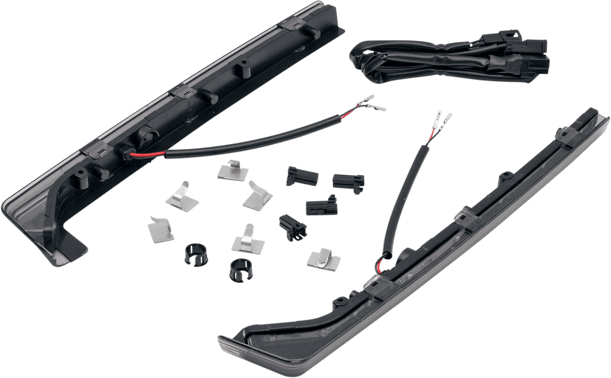 DRAG SPECIALTIES 2040-0348 Side Light Kit - Smoke Lens