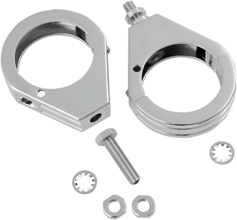 DRAG SPECIALTIES 2040-0461 Turn Signal - Clamp - 49mm - Chrome