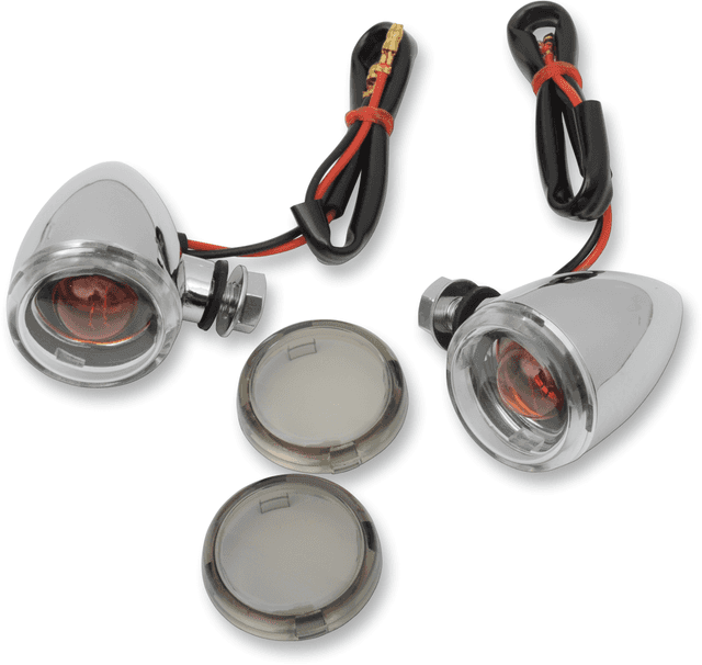 DRAG SPECIALTIES 2040-0530 Mini-Duece Marker Light Kit - Clear/Smoke