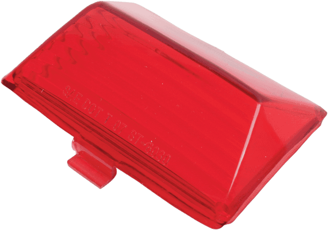DRAG SPECIALTIES 2040-0588 Lens - Rear Fender Tip - Red