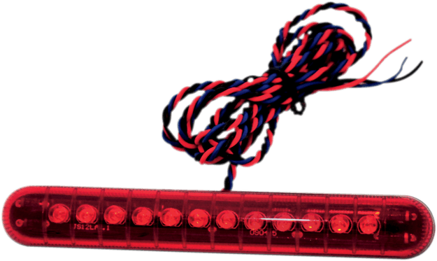 CUSTOM DYNAMICS 2040-0648 Dual Intensity LED Light Bar - Non-Sequential with Flashing Brake - Red