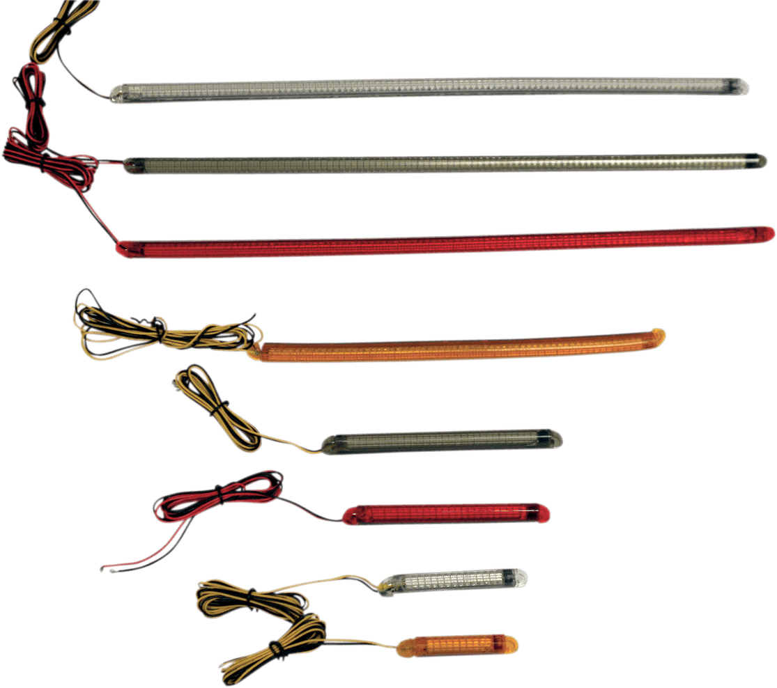 CUSTOM DYNAMICS 2040-0922 TruFLEX® LED Strip - 12-3/4" - Red/Red