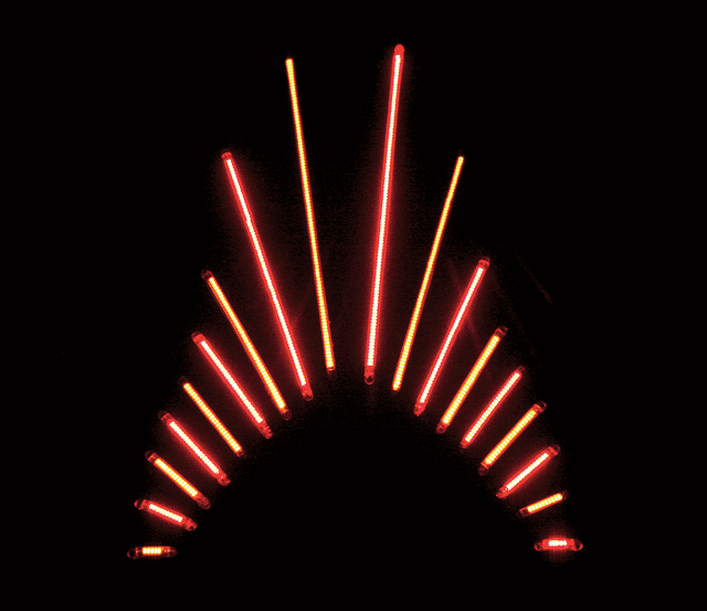 CUSTOM DYNAMICS 2040-0933 TruFLEX® LED Strip - 3-3/8" - Amber/Amber — image 3 of 4