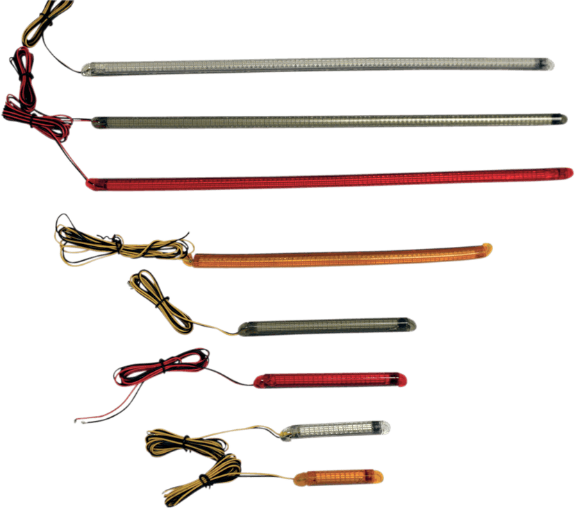 CUSTOM DYNAMICS 2040-0933 TruFLEX® LED Strip - 3-3/8" - Amber/Amber — image 1 of 4