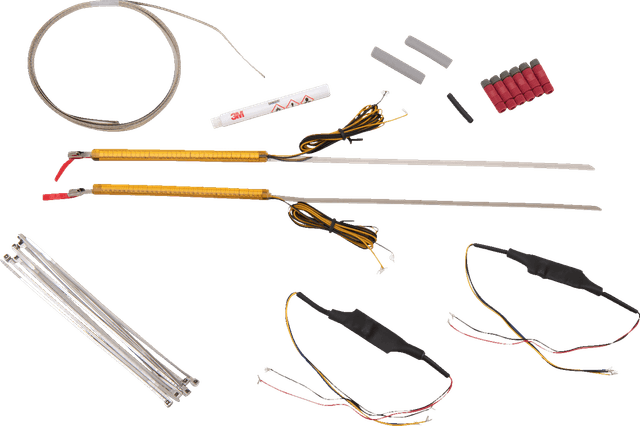 CUSTOM DYNAMICS 2040-0950 WRAPZ® Fork Lights - 39 mm - Amber Lens — image 3 of 3