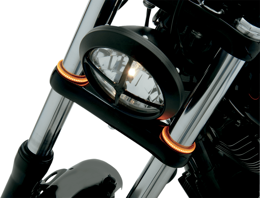 CUSTOM DYNAMICS 2040-0955 WRAPZ® Fork Lights - 43 mm - Smoke Lens — image 1 of 3