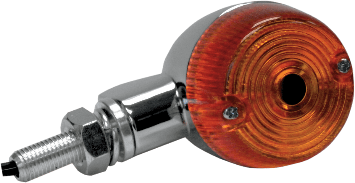 K&S TECHNOLOGIES 2040-1027 Marker Light - Single Filament - Chrome/Amber
