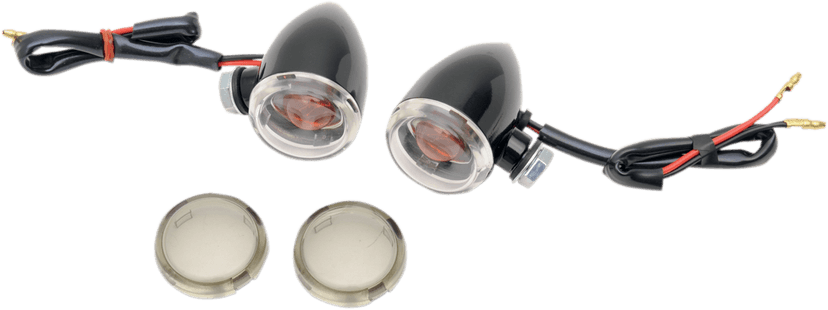 DRAG SPECIALTIES 2040-1042 Mini-Duece Marker Light Kit - Clear/Smoke