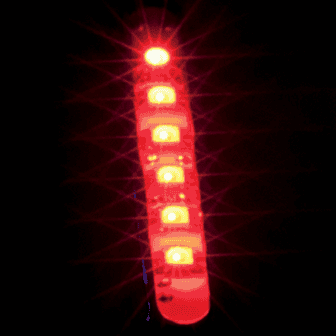 CUSTOM DYNAMICS 2040-1048 Magic Spot - Red - Chrome — image 2 of 2
