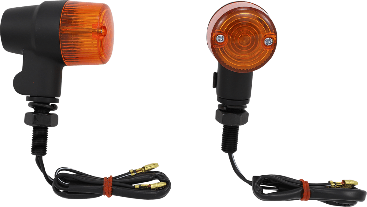 K&S TECHNOLOGIES 2040-1144 Marker Light - Single Filament - Amber/Black