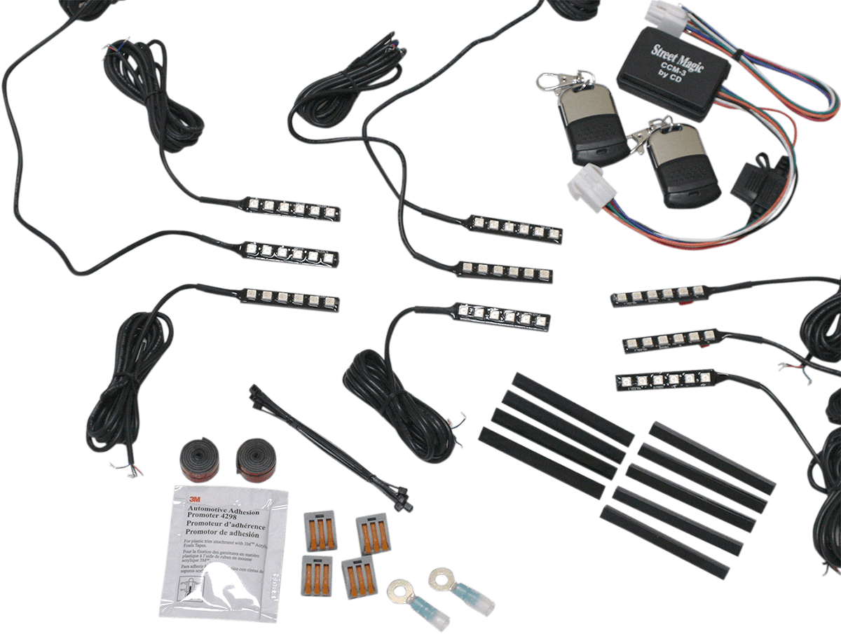 CUSTOM DYNAMICS 2040-1267 Magical Wizard Light Kit - Sports Bike
