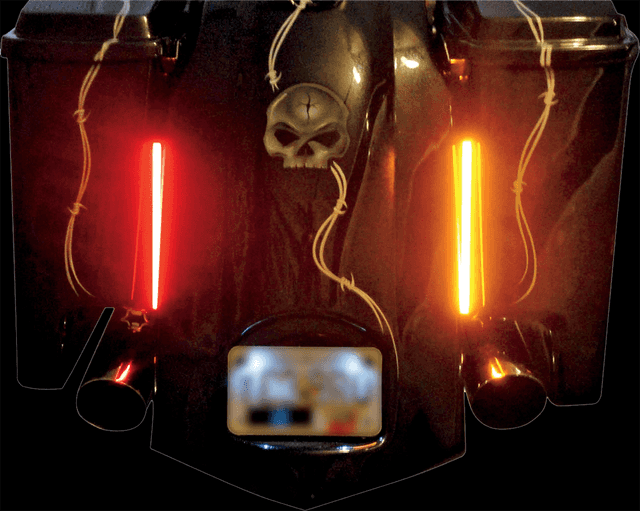 CUSTOM DYNAMICS 2040-1269 Plasma Rod - 8" - Red/Amber — image 2 of 2