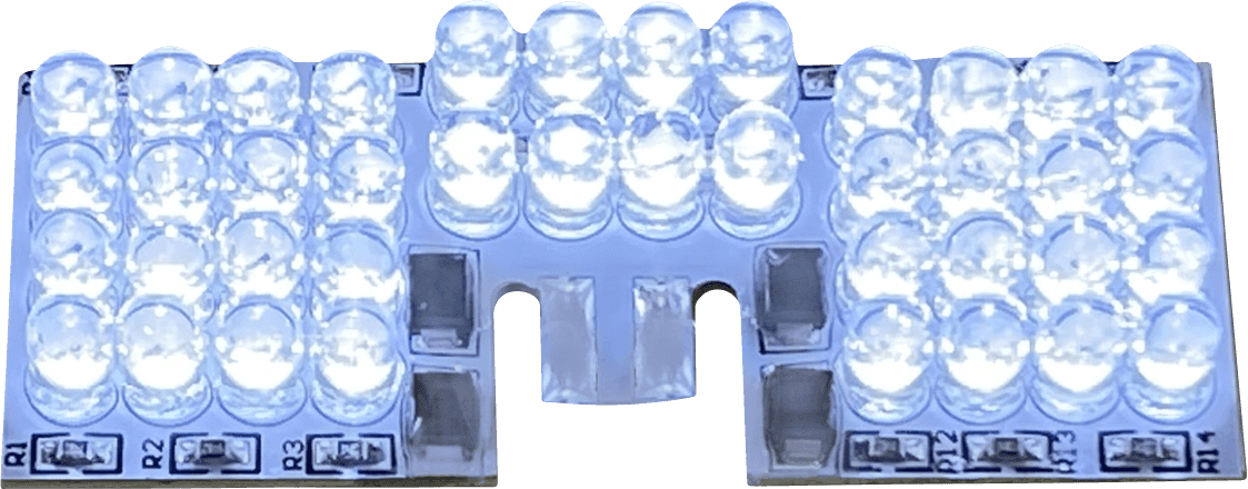 CUSTOM DYNAMICS 2040-1289 LED Fender Light Tip Board - White
