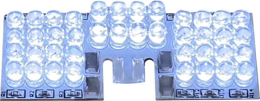 CUSTOM DYNAMICS 2040-1289 LED Fender Light Tip Board - White — image 1 of 2