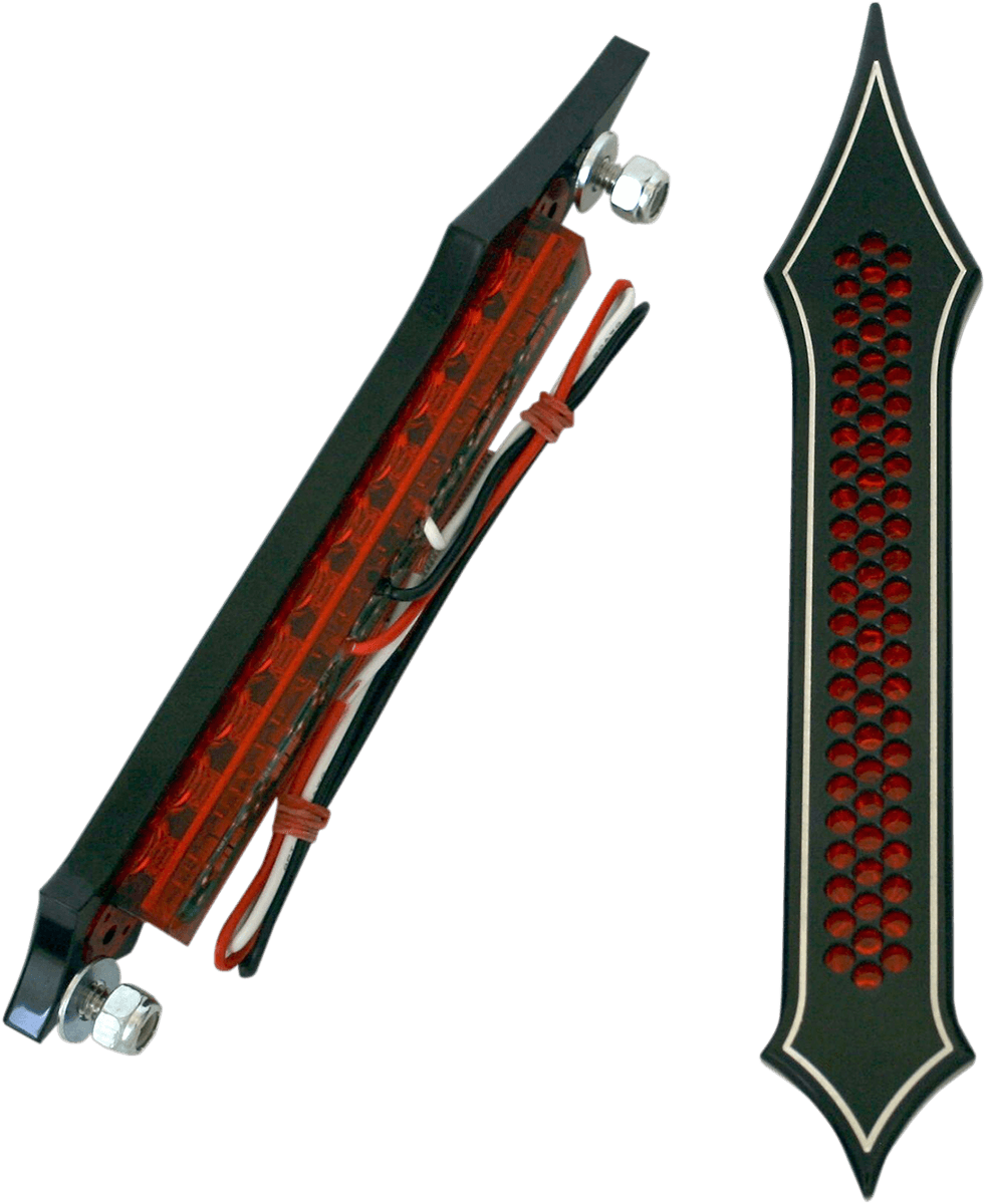 ACCUTRONIX 2040-1542 Bag Lights - Tribal Drilled - Red LED