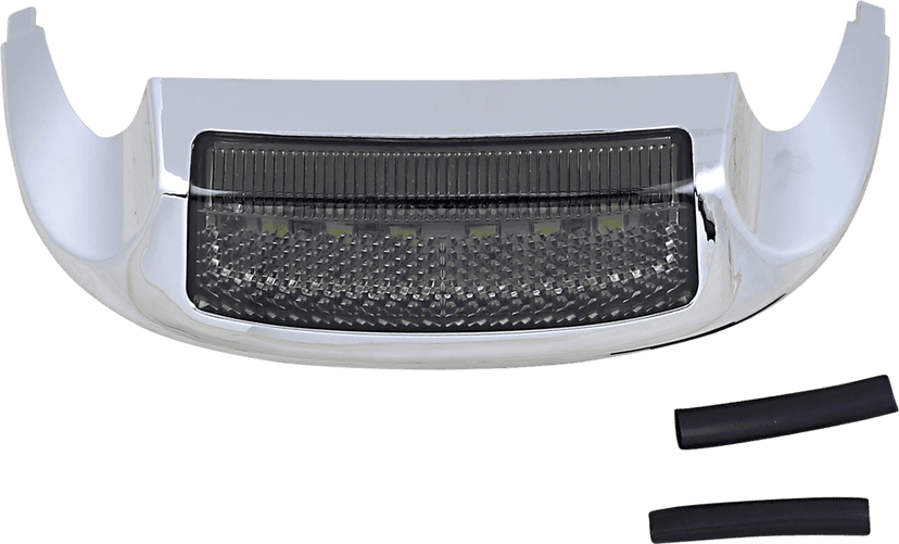 CUSTOM DYNAMICS 2040-1625 LED Front Fender Tip - White LED/Smoke Lens - Chrome — image 2 of 2