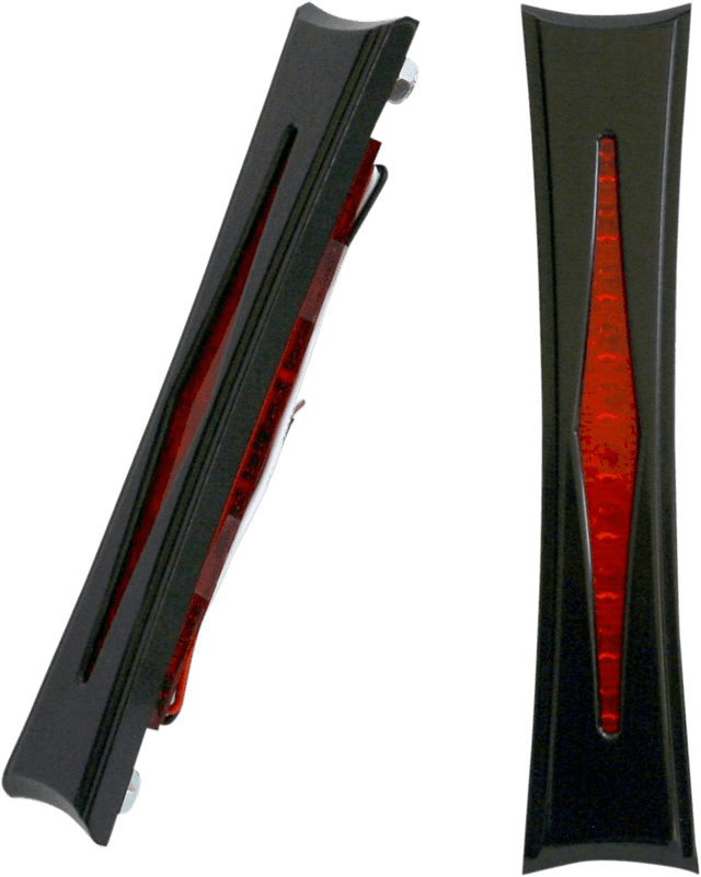 ACCUTRONIX 2040-1747 Bag Lights - Diamond - Red Lens - Black