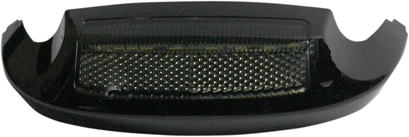 CUSTOM DYNAMICS 2040-1778 LED Front Fender Tip - Amber LED/Smoke Lens - Black