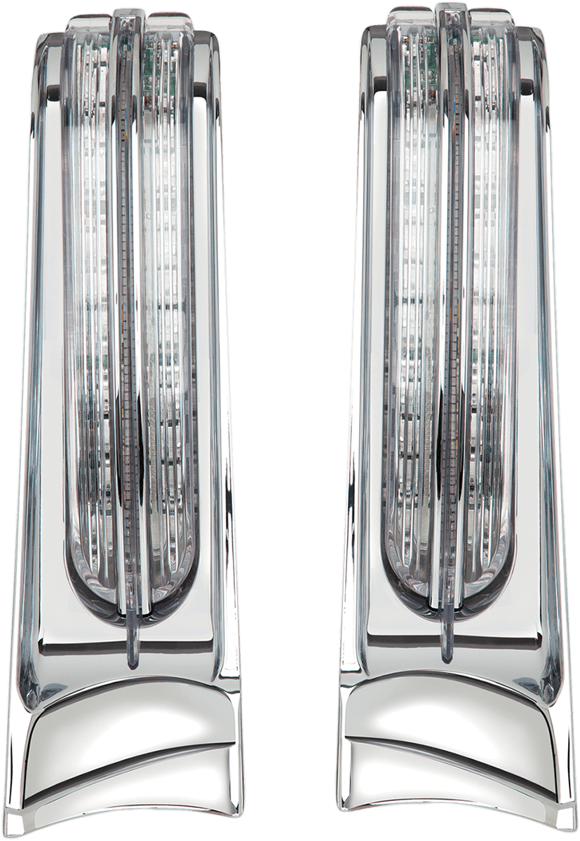CIRO 2040-1821 Filler Panel Light - Clear Lens - Red/Amber LEDs - Chrome