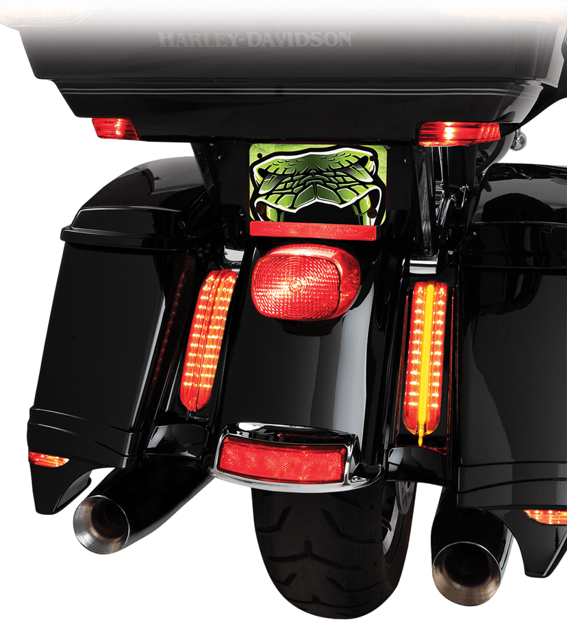 CIRO 2040-1822 Filler Panel Light - Clear Lens - Red/Amber LEDs - Black — image 2 of 2