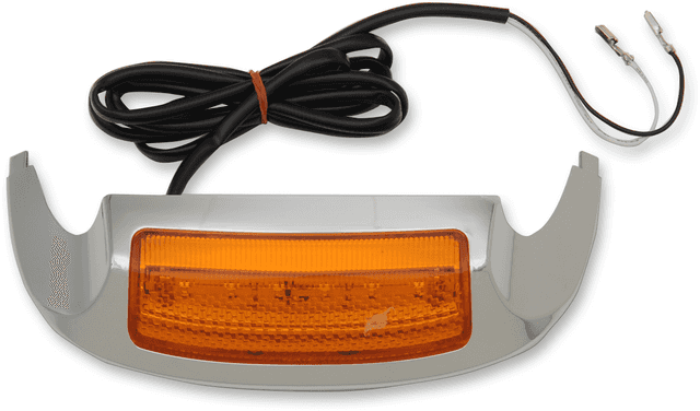 DRAG SPECIALTIES 2040-1965 Front Fender Tip Light - '14-'22 FLT - Amber