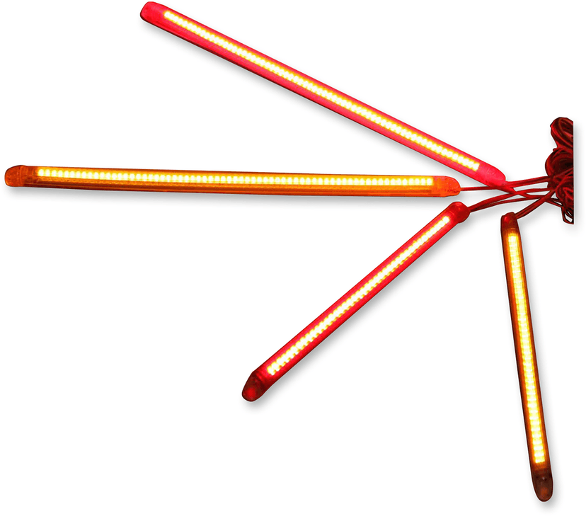 CUSTOM DYNAMICS 2040-1998 Flexible LED Strips - 40 LEDs - Amber/Amber — image 2 of 2