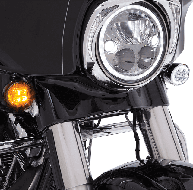 CIRO 2040-2017 Front Signal Light Inserts - Chrome - Amber Lens — image 3 of 3