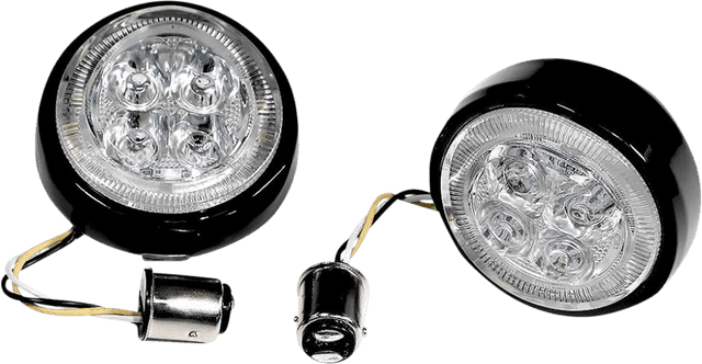 CIRO 2040-2020 Rear Signal Light Inserts - Black - Red Lens — image 3 of 3