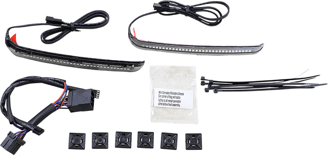 CIRO 2040-2027 Bag Light Blades - Red Turn Signals - Smoke Lens — image 1 of 3