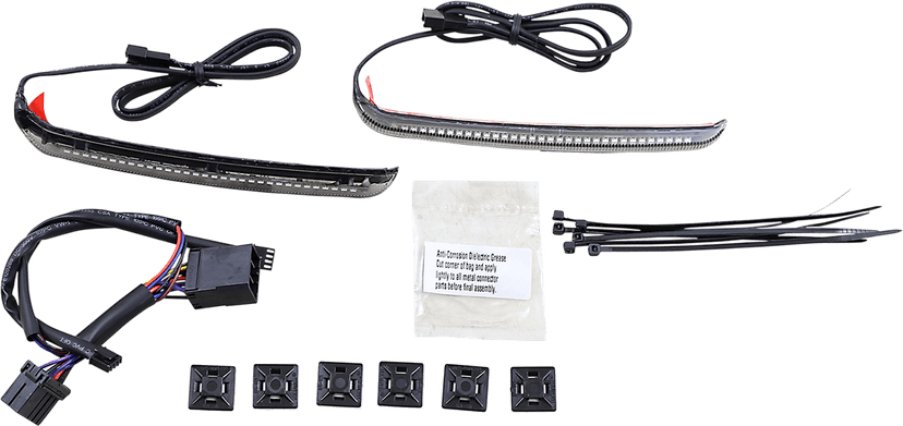 CIRO 2040-2027 Bag Light Blades - Red Turn Signals - Smoke Lens — image 1 of 3