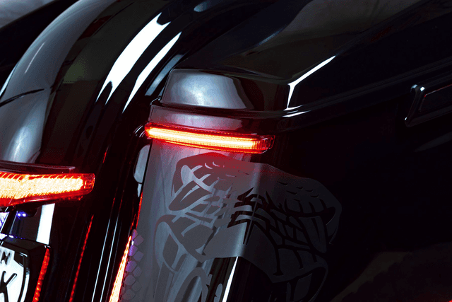 CIRO 2040-2027 Bag Light Blades - Red Turn Signals - Smoke Lens — image 3 of 3