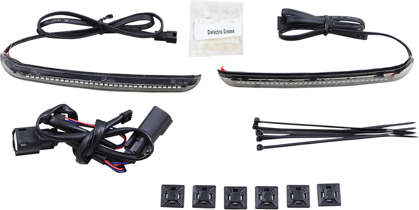 CIRO 2040-2028 Bag Blades® - Red Turn Signals - Smoke Lens — image 1 of 3