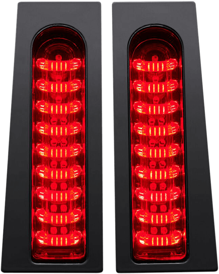 CUSTOM DYNAMICS 2040-2156 ProBEAM® Fillerz® Lights - Red - Gloss Black