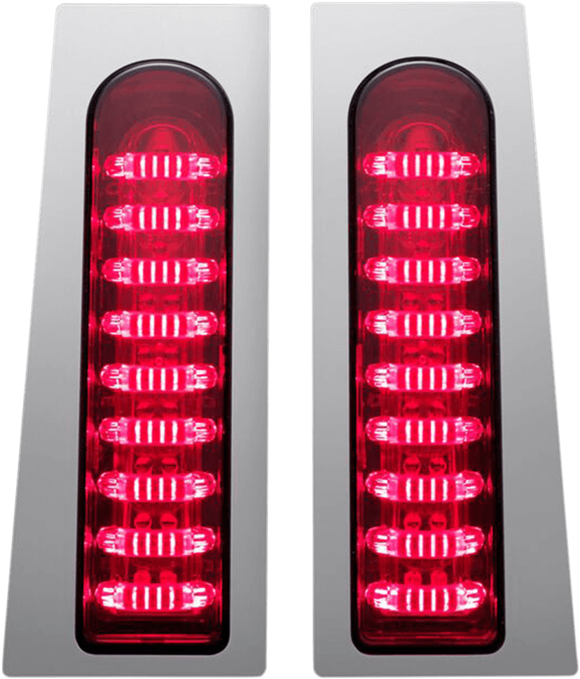 CUSTOM DYNAMICS 2040-2157 ProBEAM® Fillerz® Lights - Red - Chrome — image 1 of 2