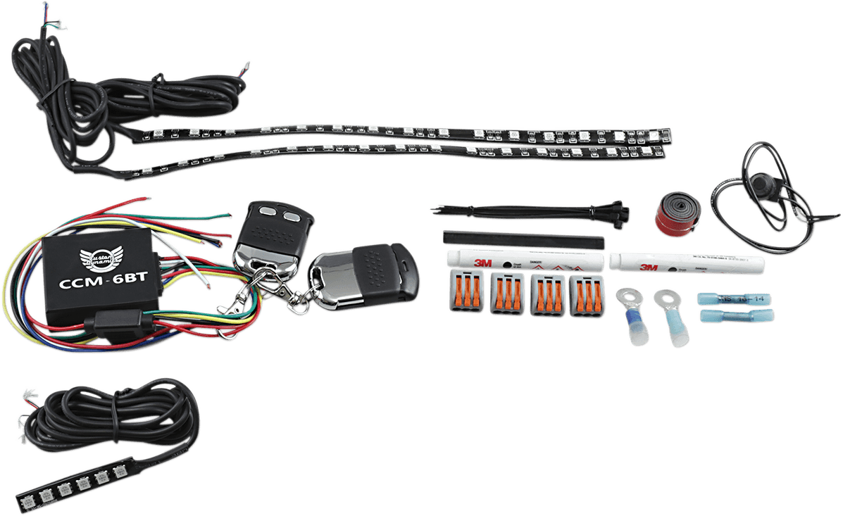 CUSTOM DYNAMICS 2040-2161 Lighted Engine Kit - Indian