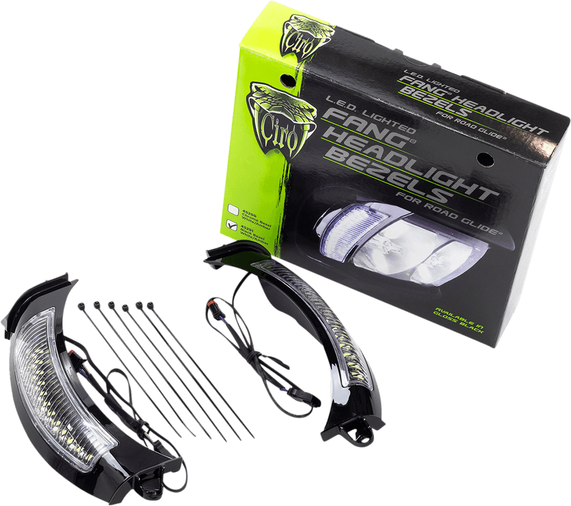 CIRO 2040-2212 Headlight Bezel - Black — image 6 of 6