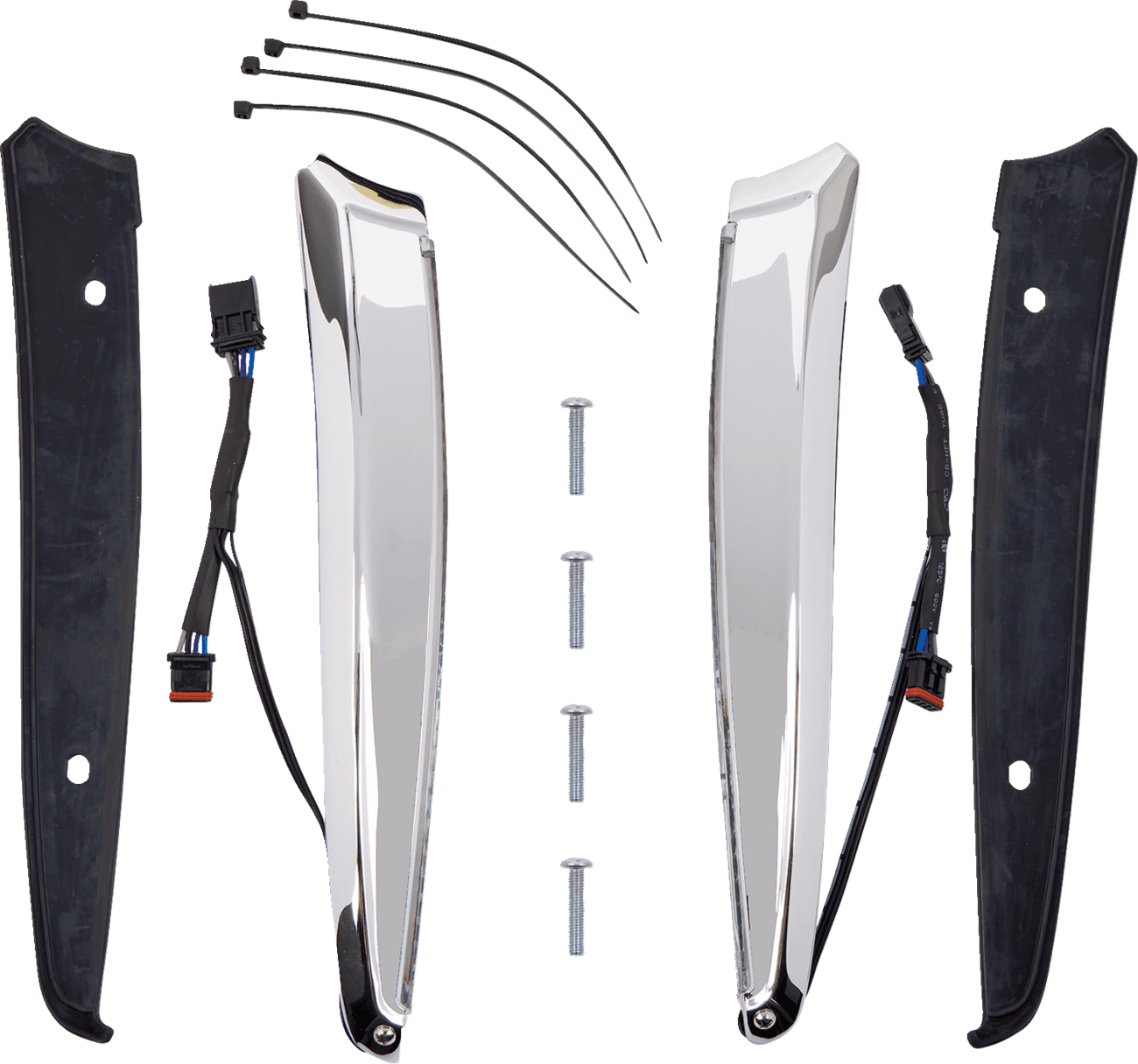 CIRO 2040-2215 LED Windshield Trim - Chrome - FLTR