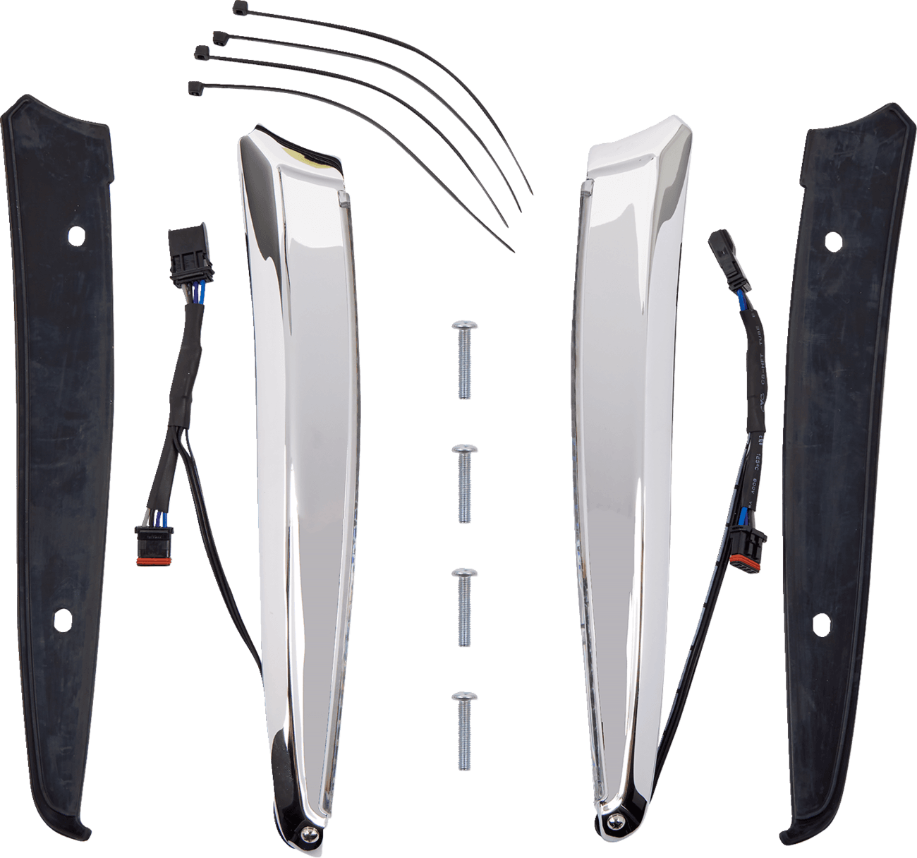 CIRO 2040-2215 LED Windshield Trim - Chrome - FLTR
