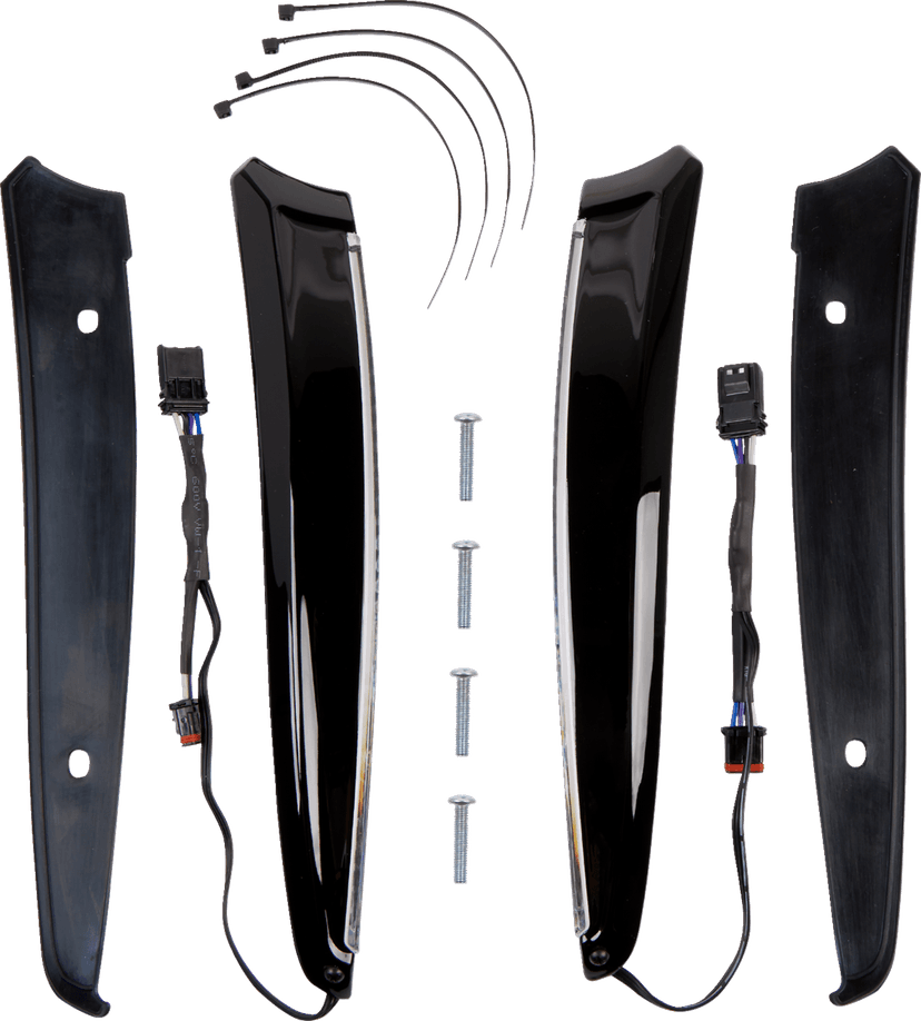 CIRO 2040-2216 LED Windshield Trim - Black - FLTR — image 1 of 5
