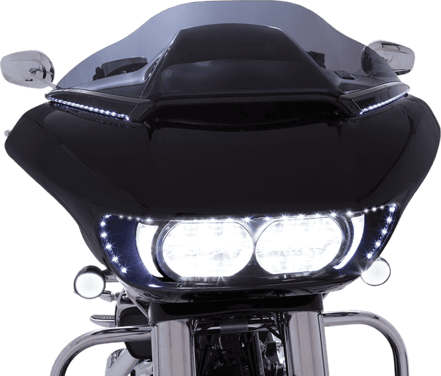 CIRO 2040-2216 LED Windshield Trim - Black - FLTR — image 3 of 5