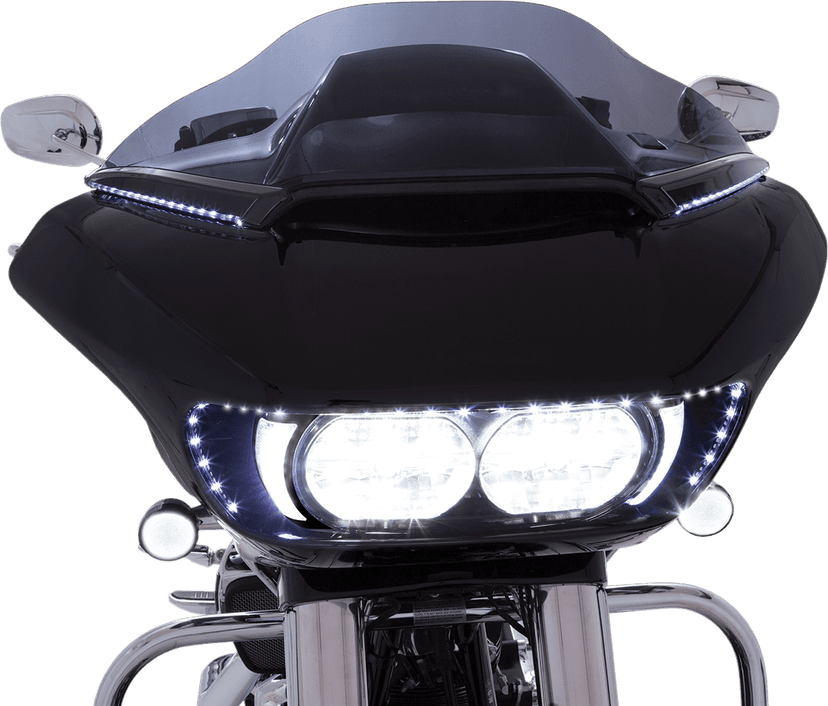 CIRO 2040-2216 LED Windshield Trim - Black - FLTR — image 3 of 5