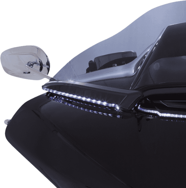 CIRO 2040-2216 LED Windshield Trim - Black - FLTR — image 5 of 5
