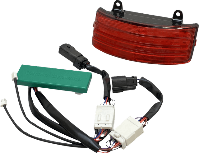 CUSTOM DYNAMICS 2040-2259 Tribar Taillight - '10-'13 - Red
