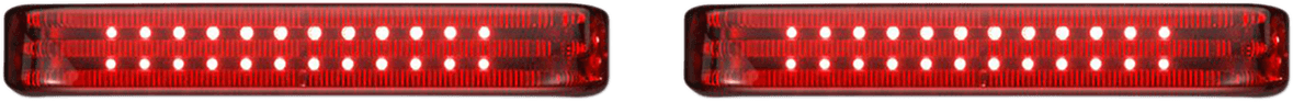CUSTOM DYNAMICS 2040-2276 Saddlebag Lights - SS6 - Black/Red