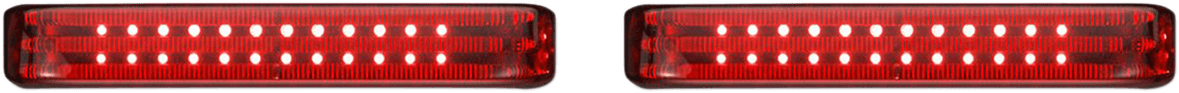 CUSTOM DYNAMICS 2040-2278 Saddlebag Lights - SS6 - Chrome/Red