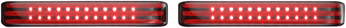 CUSTOM DYNAMICS 2040-2283 Saddlebag Lights - SS8 - Chrome Smoke