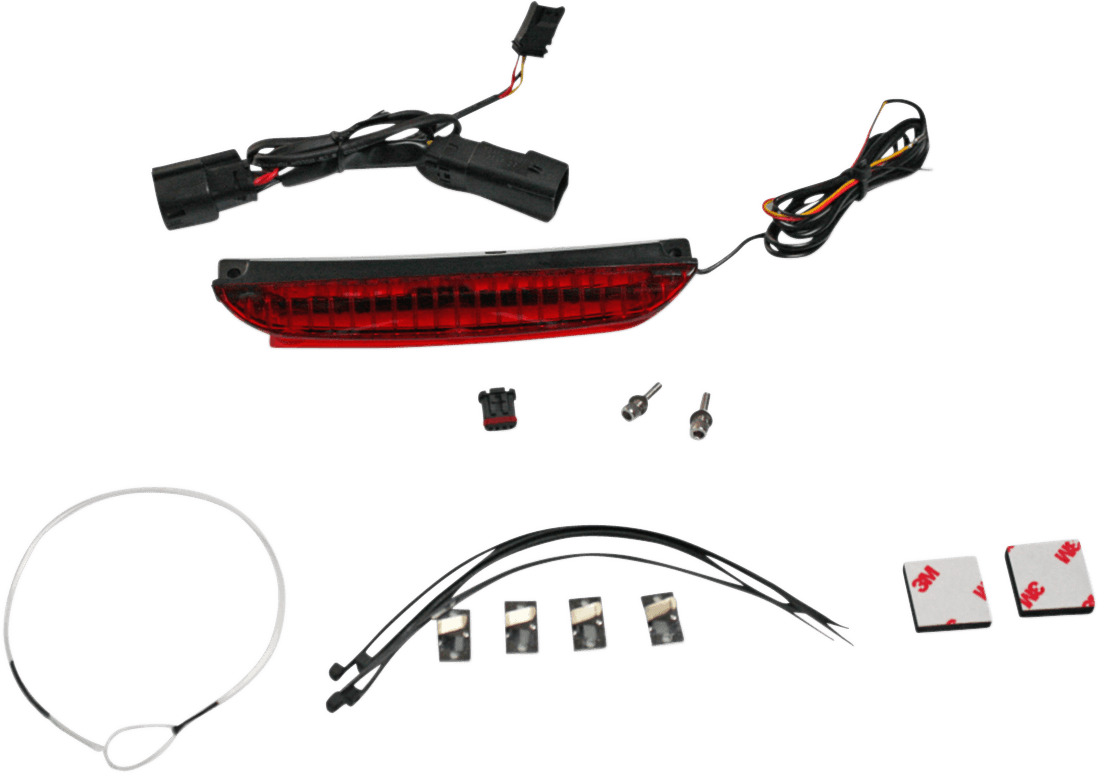 CUSTOM DYNAMICS 2040-2332 Luggage Rack Light Bar - Red
